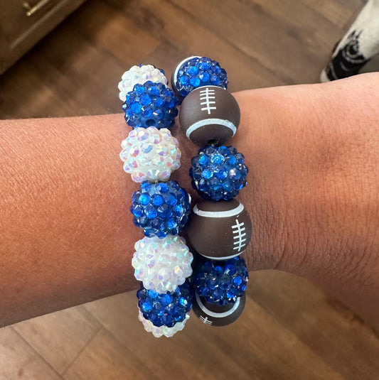 big bead blingy school spirit bracelet