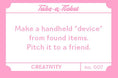 Load image into Gallery viewer, Take-a-Ticket: Creativity

