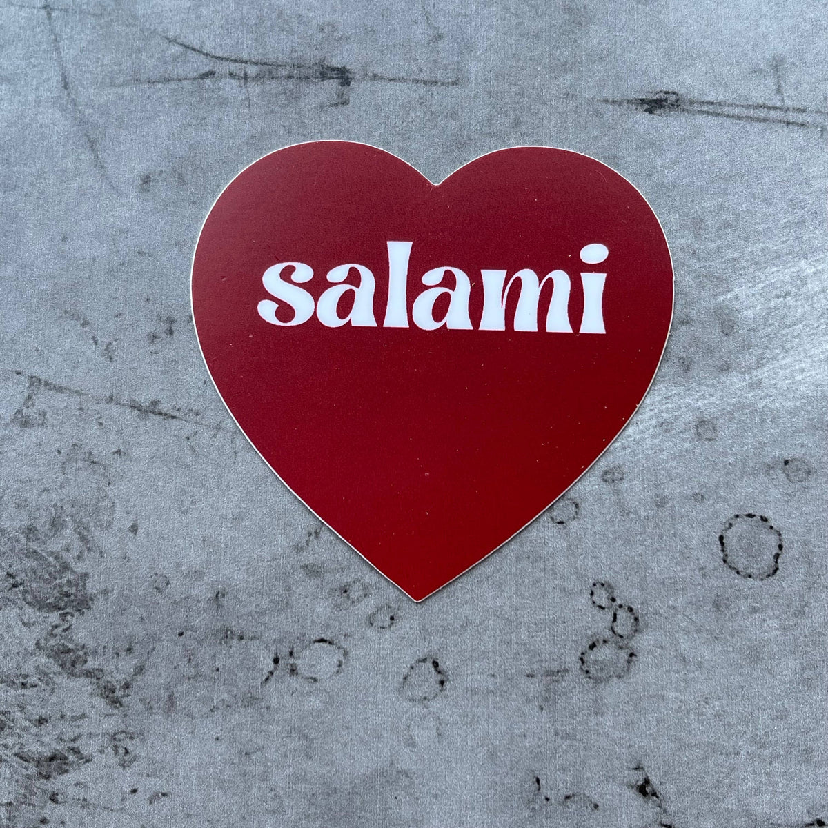 salami vinyl sticker