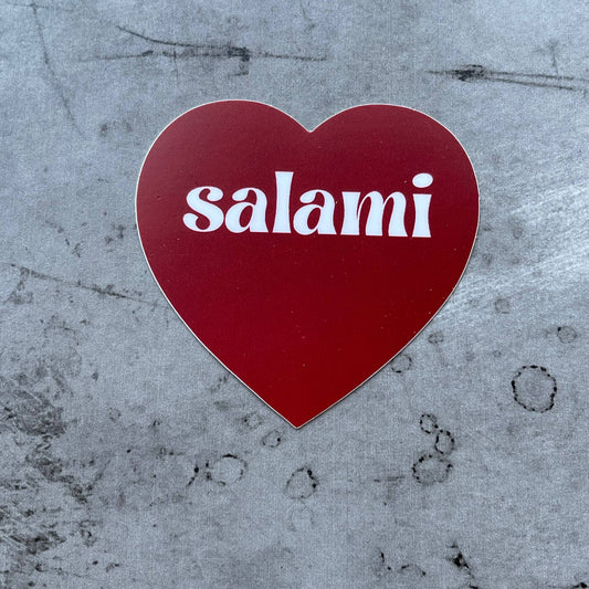 salami vinyl sticker