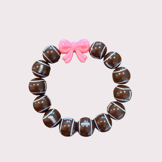 FOOTBALL stretchy bracelet for KIDS - STACK & RALLY by Florence and Jean