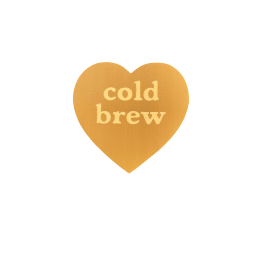cold brew vinyl sticker