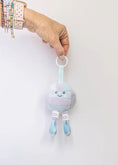 Load image into Gallery viewer, Purple & Blue Plushie Volleyball Keychain
