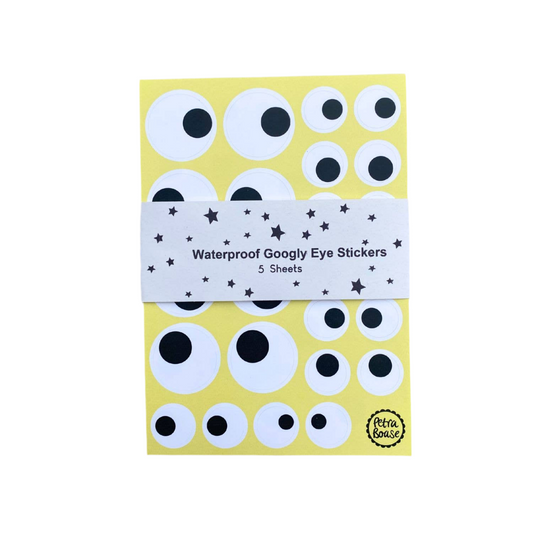 googly eyes vinyl sticker pack