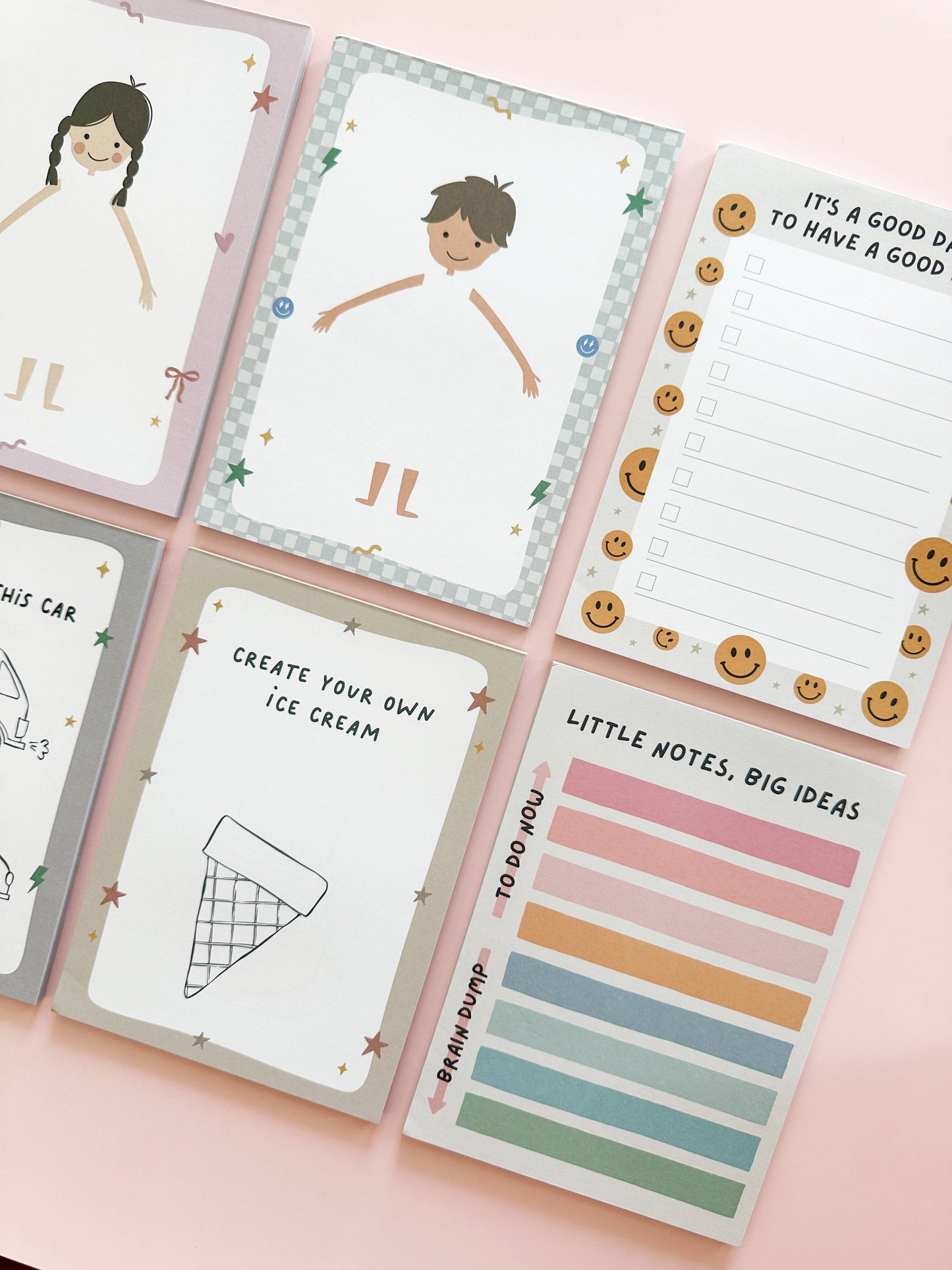 Foodie Fun Kids Pretend Play Notepad