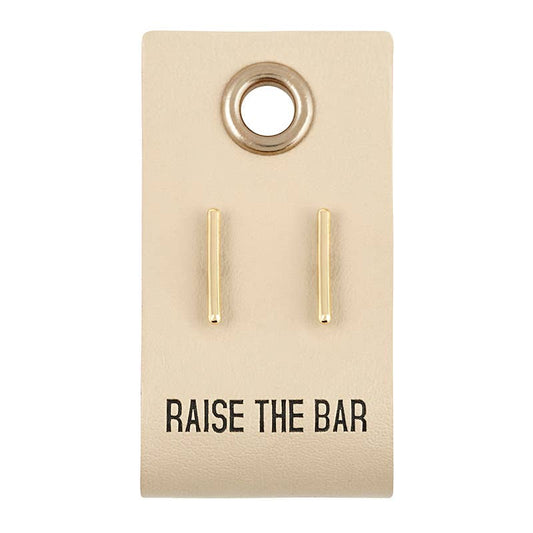 bar stud earrings