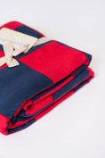 Load image into Gallery viewer, red/navy blanket
