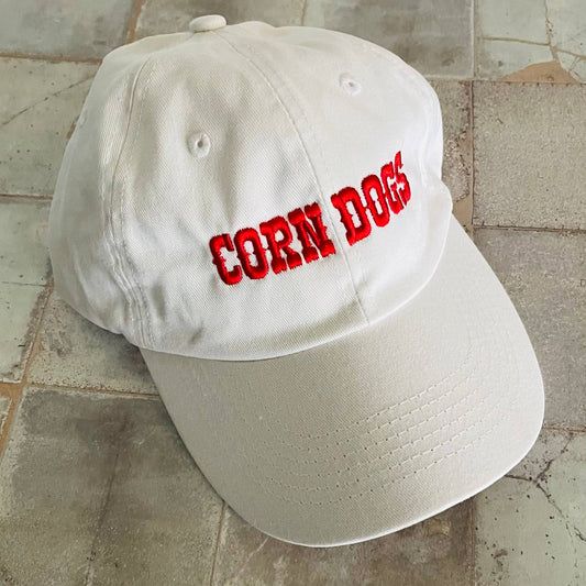 corn dogs dad hat