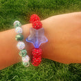 Load image into Gallery viewer, camo sparkle bracelet
