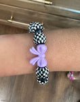 Load image into Gallery viewer, tiny race fans stretchy bracelet
