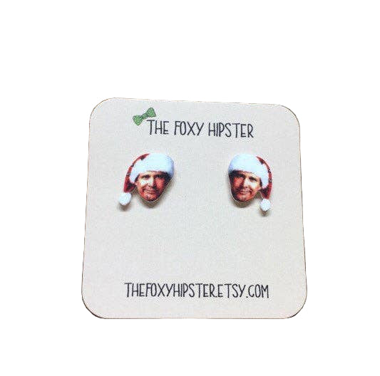 Clark Griswold Christmas Vacation Stud Earrings