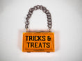 Load image into Gallery viewer, TRICKS + TREATS CLUTCH BAG
