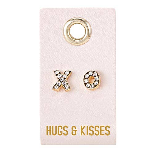xo pave earrings