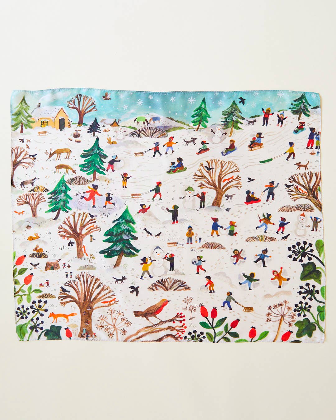 Snowy Day Seek & Find Playsilk