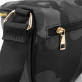 Load image into Gallery viewer, double zipper sling bag - gray camo
