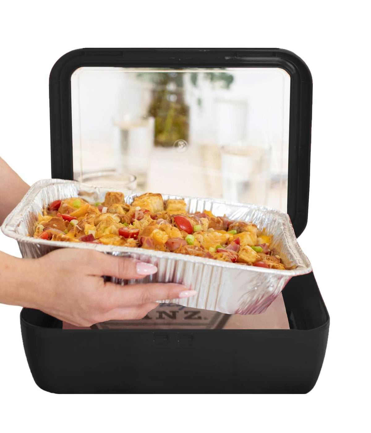 Fancy Panz Premium Set - Pan Frame w/ Lid & Gel Pack in Charcoal