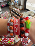 Load image into Gallery viewer, stretchy basketball bracelet
