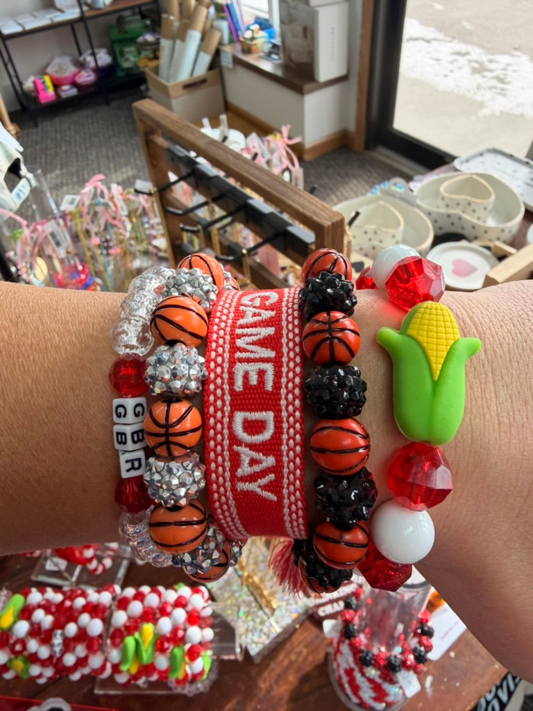 stretchy basketball bracelet