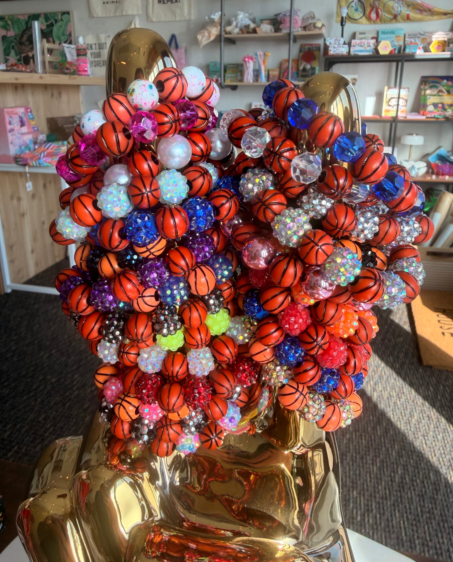 stretchy basketball bracelet