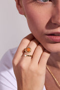 Load image into Gallery viewer, 'Shoot Your Shot' Basketball Open Fidget Ring
