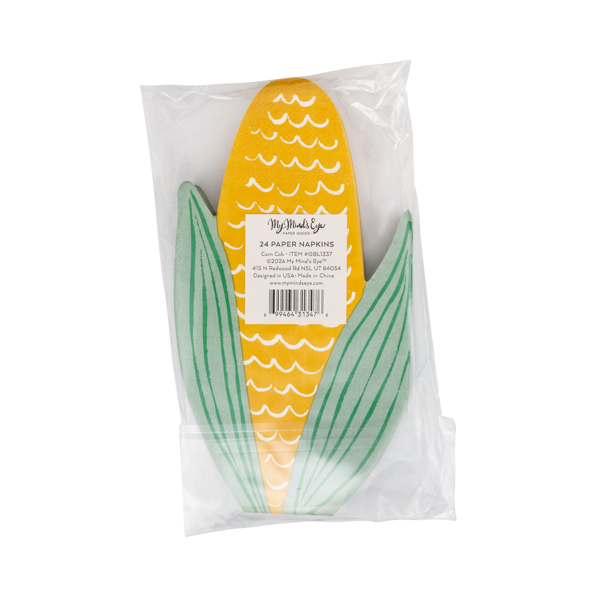 Corn Shaped Paper Napkins