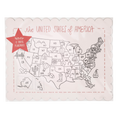 Load image into Gallery viewer, Color the USA Map Paper Placemat
