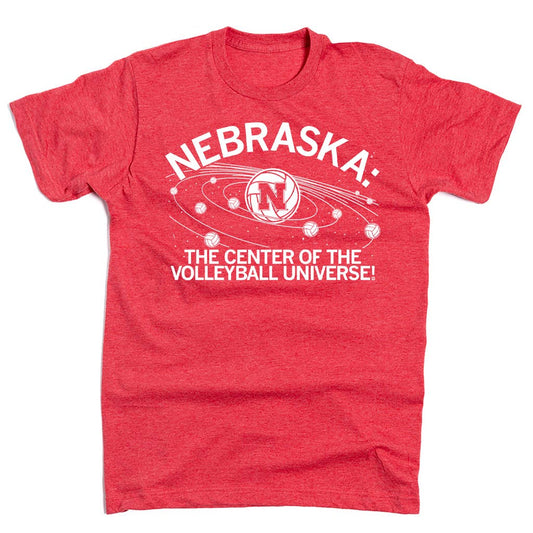 NE - volleyball universe red tee