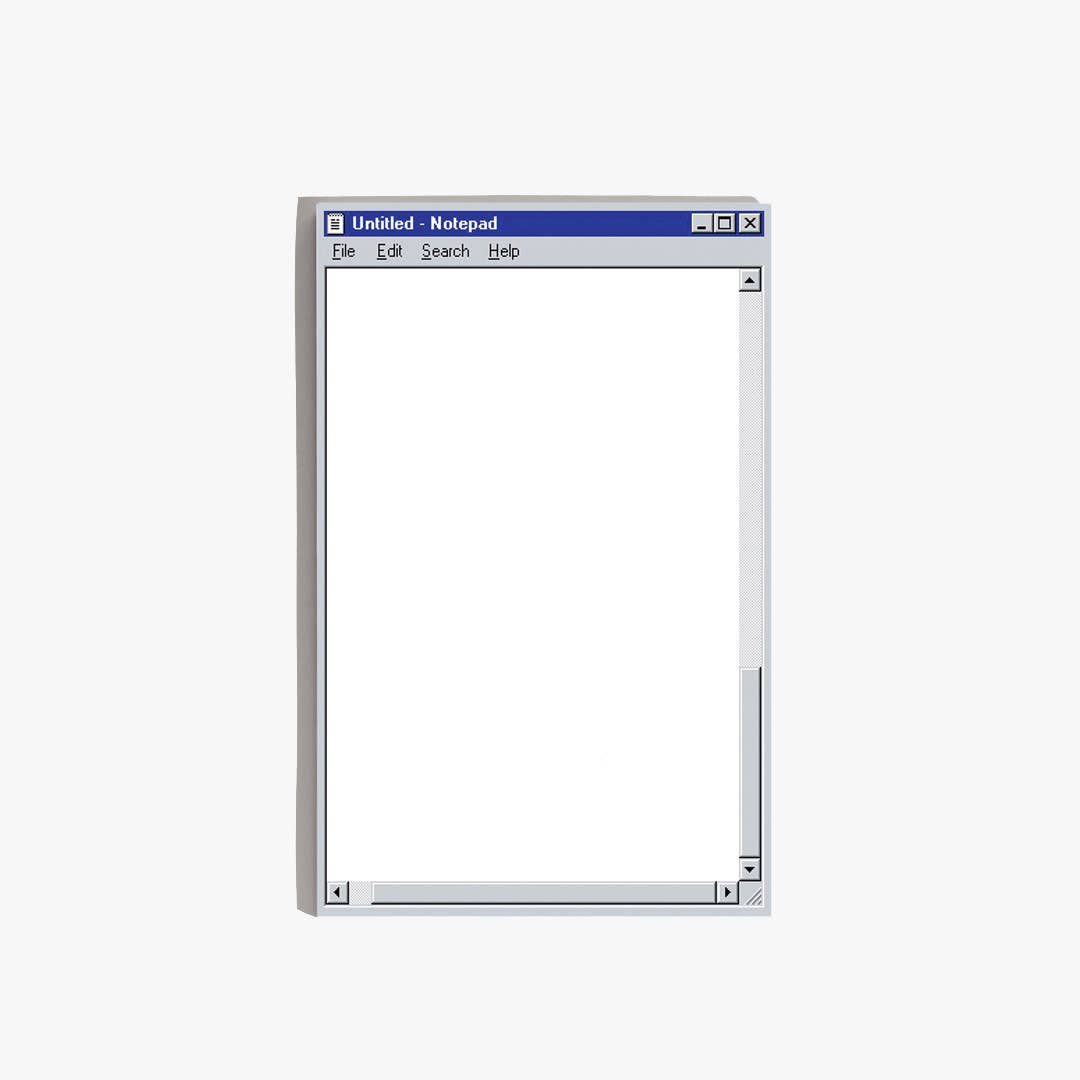 '95 notepad