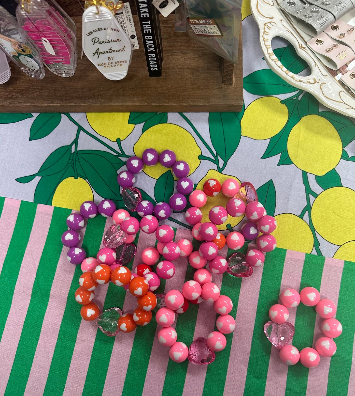 Kids Valentine’s Bubble Bracelet