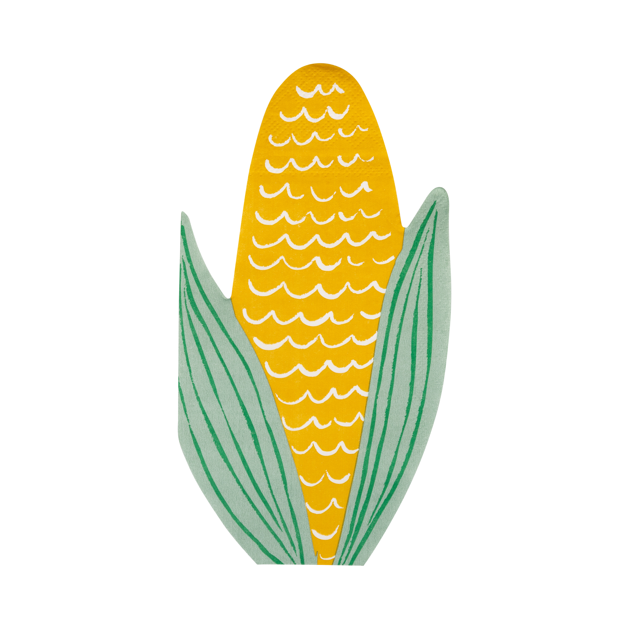 Corn Shaped Paper Napkins