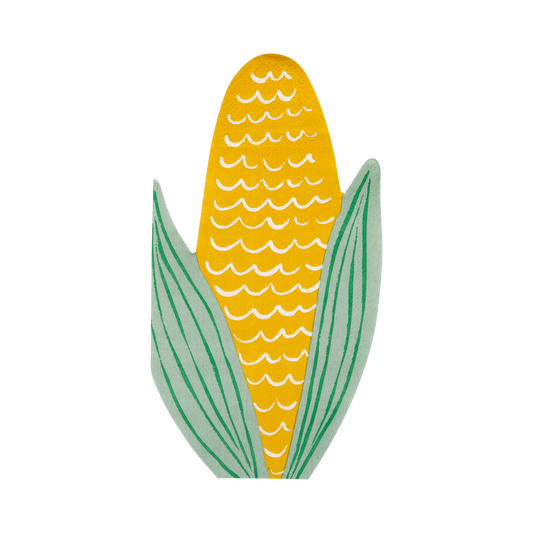 Corn Shaped Paper Napkins