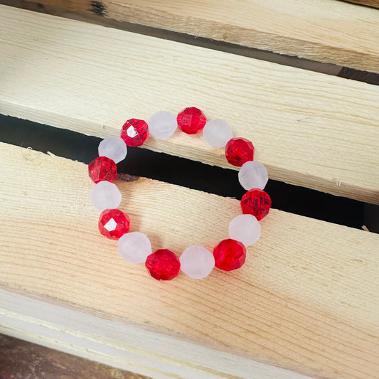 tiny Husker fan stretchy bracelet
