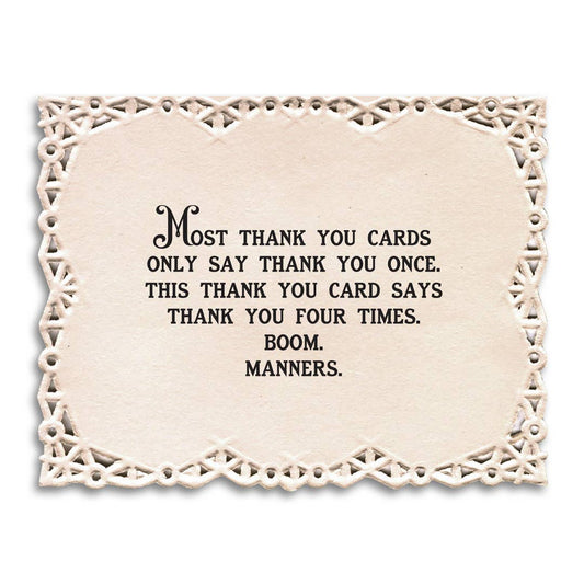 thank you card