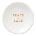 Load image into Gallery viewer, peace stud earrings & ceramic dish
