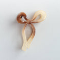 Load image into Gallery viewer, brown bow claw clip
