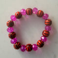 Load image into Gallery viewer, stretchy basketball bracelet

