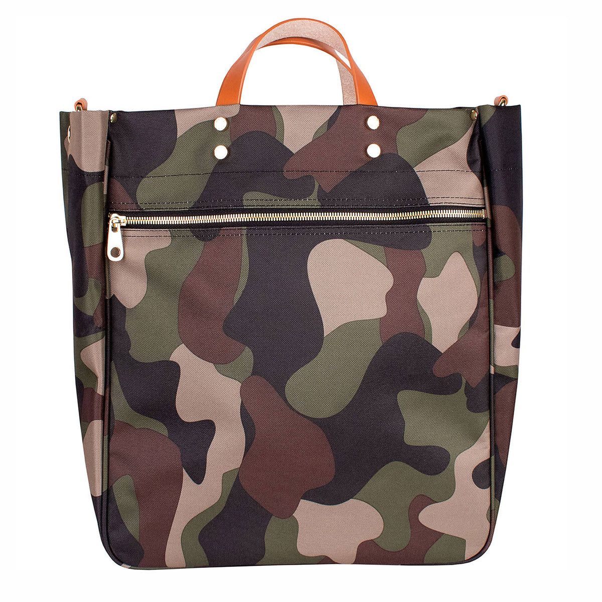 parker camo nylon tote