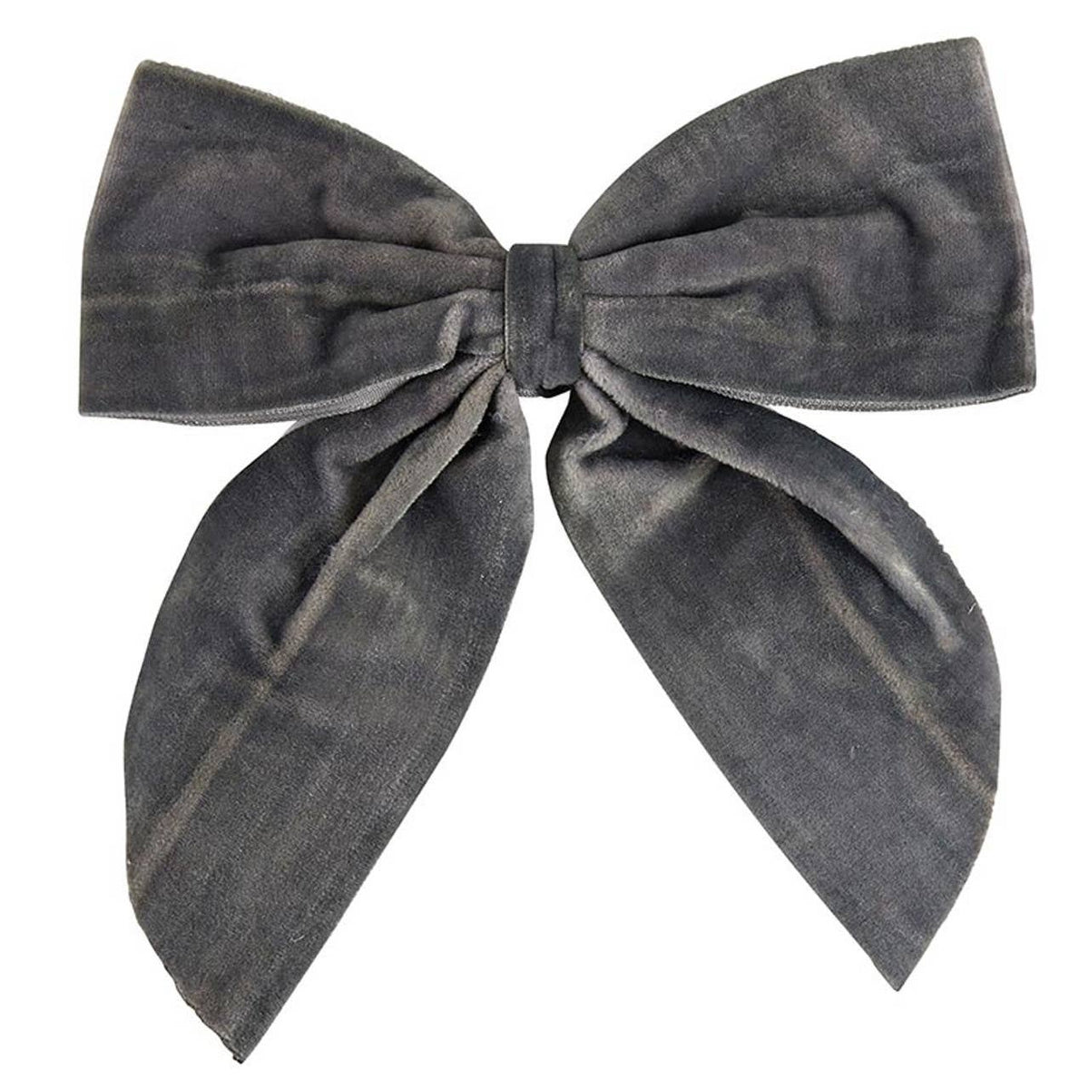 charcoal velvet bottle bow