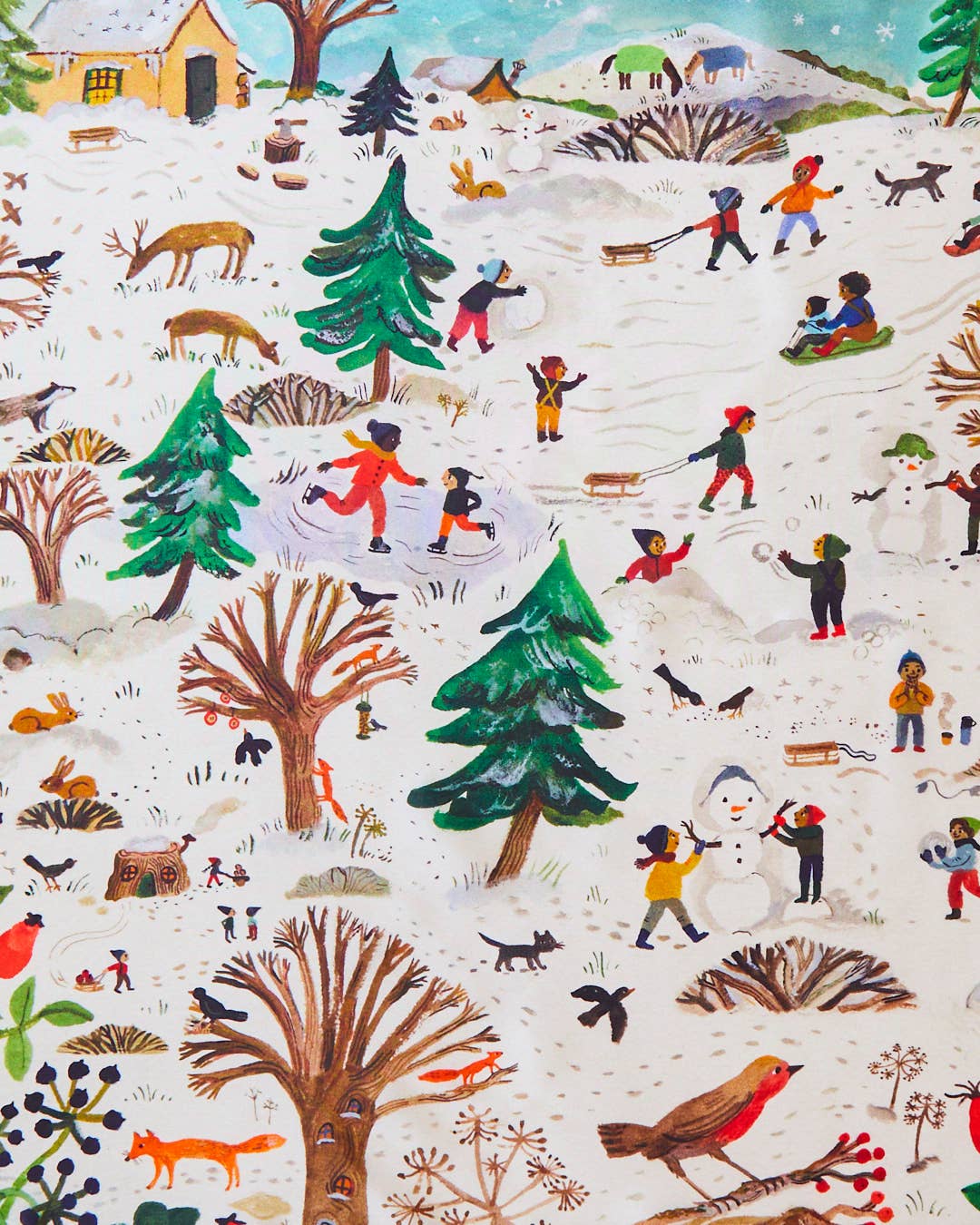 Snowy Day Seek & Find Playsilk