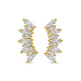 Load image into Gallery viewer, Curved Baguette Studs
