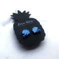 Load image into Gallery viewer, football helmet stud earrings
