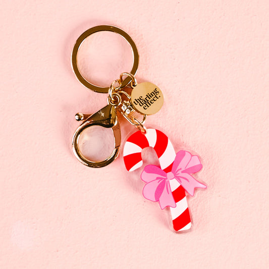 Acrylic Candy Cane Keychain
