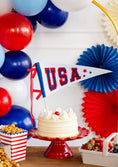 Load image into Gallery viewer, USA Felt Pennant Banner
