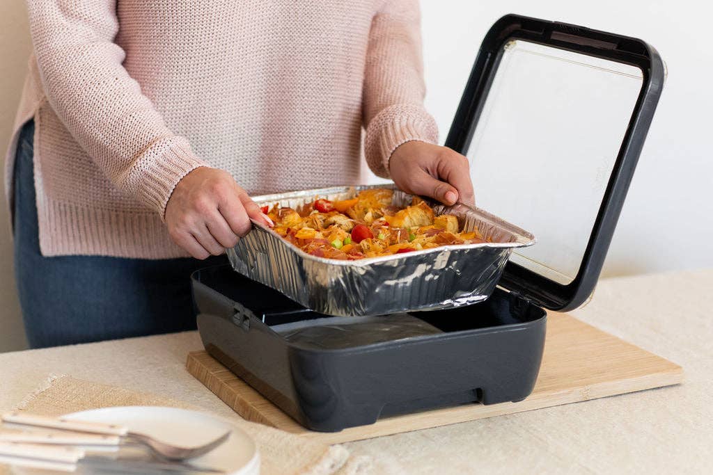Fancy Panz Premium Set - Pan Frame w/ Lid & Gel Pack in Charcoal