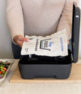 Load image into Gallery viewer, Fancy Panz Premium Set - Pan Frame w/ Lid & Gel Pack in Charcoal
