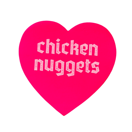 chicken nuggets vinyl sticker