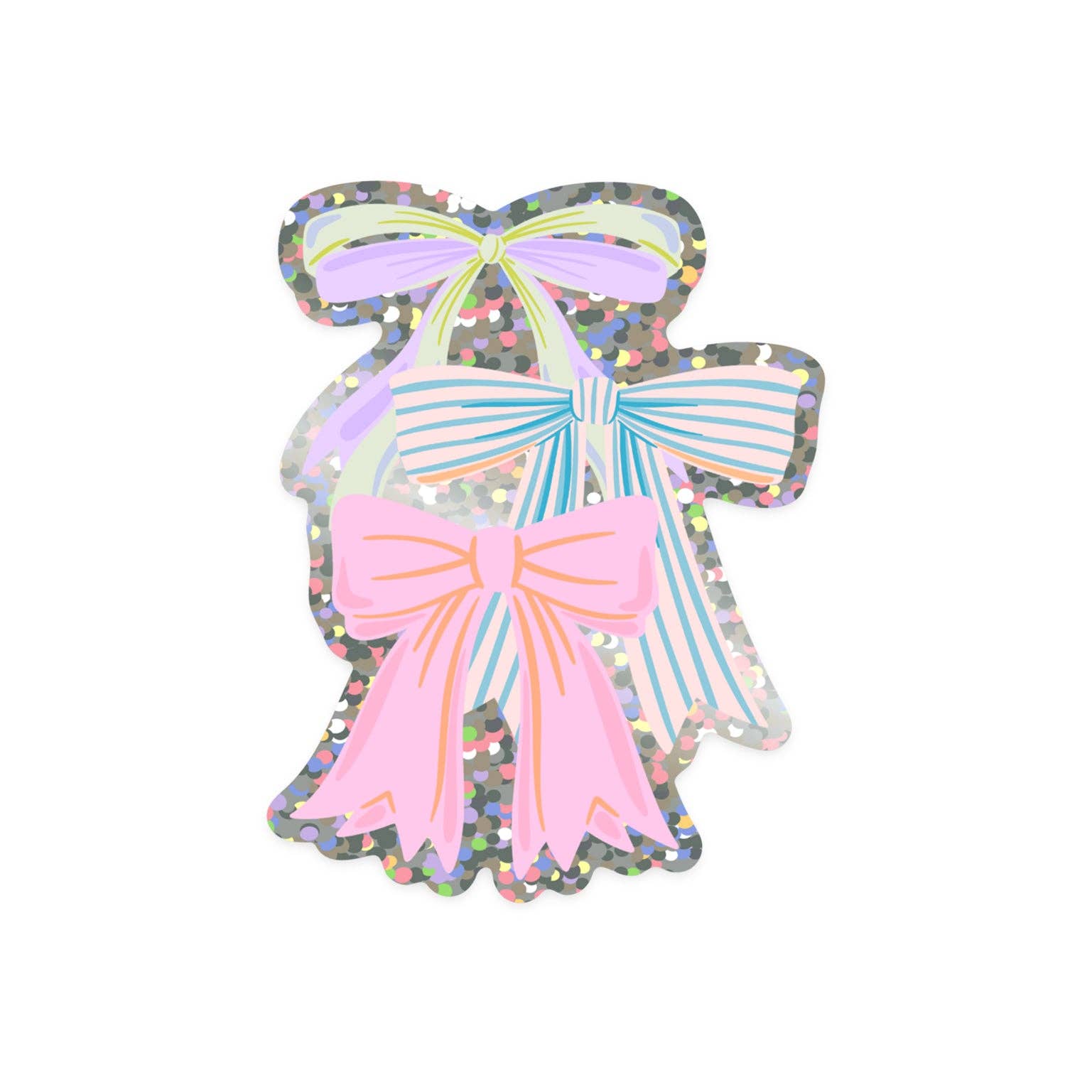 bow vinyl sticker