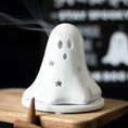 Load image into Gallery viewer, ghost tea light/incense holder
