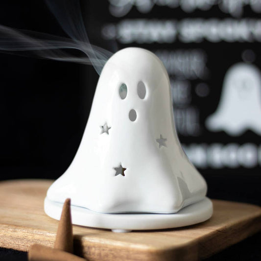ghost tea light/incense holder