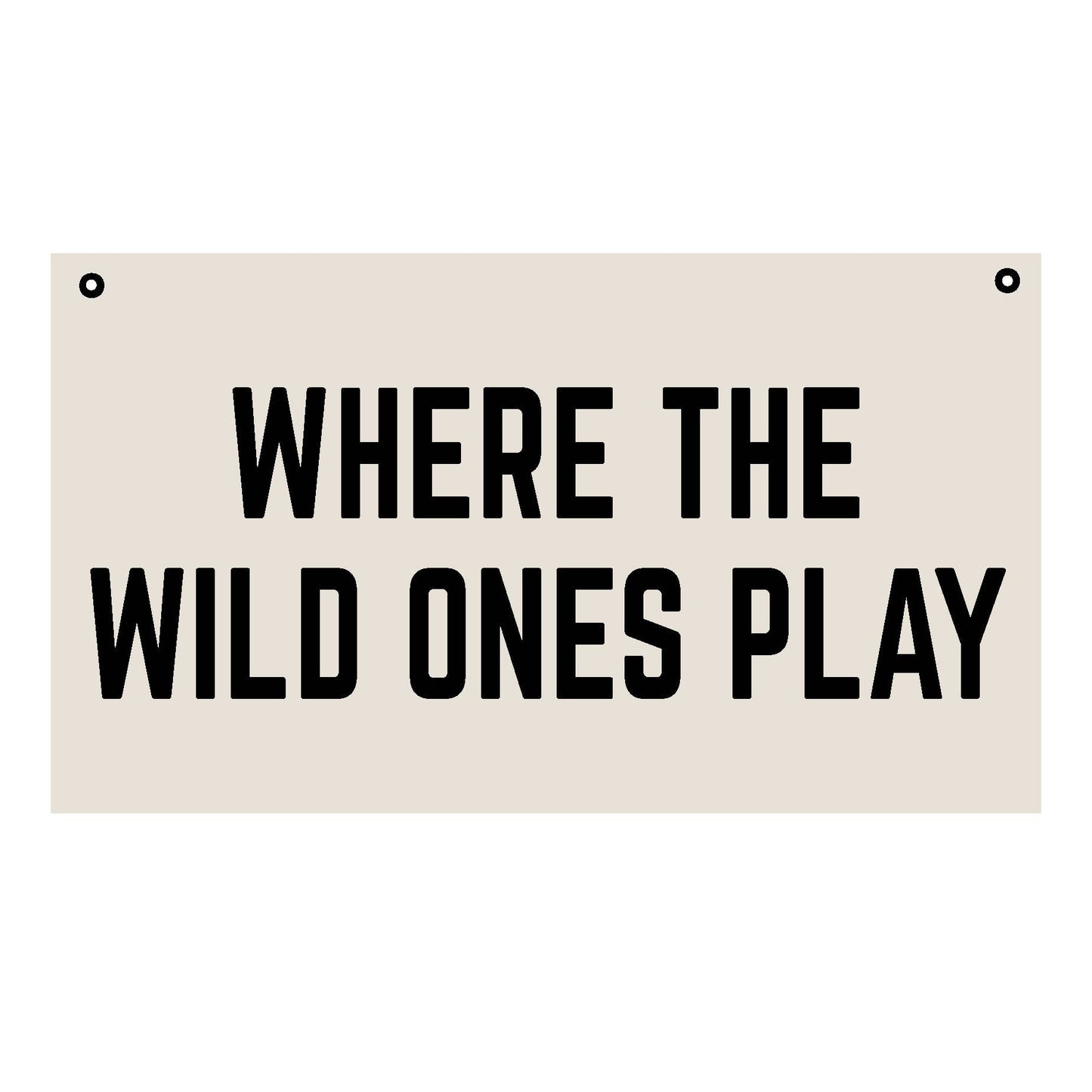 where the wild ones play wall canvas
